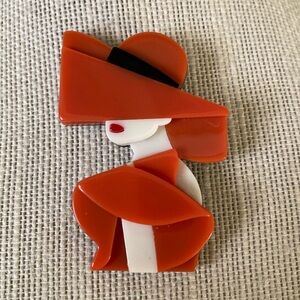 Retro 80’s Classy Lady Brooch
